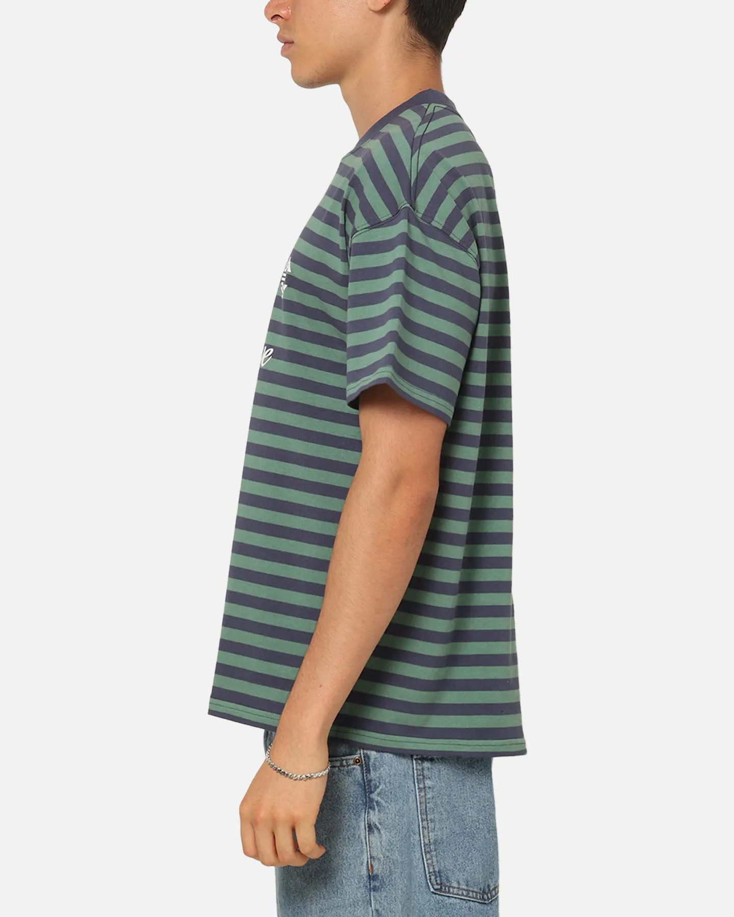 Carre Collective Stripe T-Shirt Navy Stripe sold by Culture Kings product image thumbnail 5