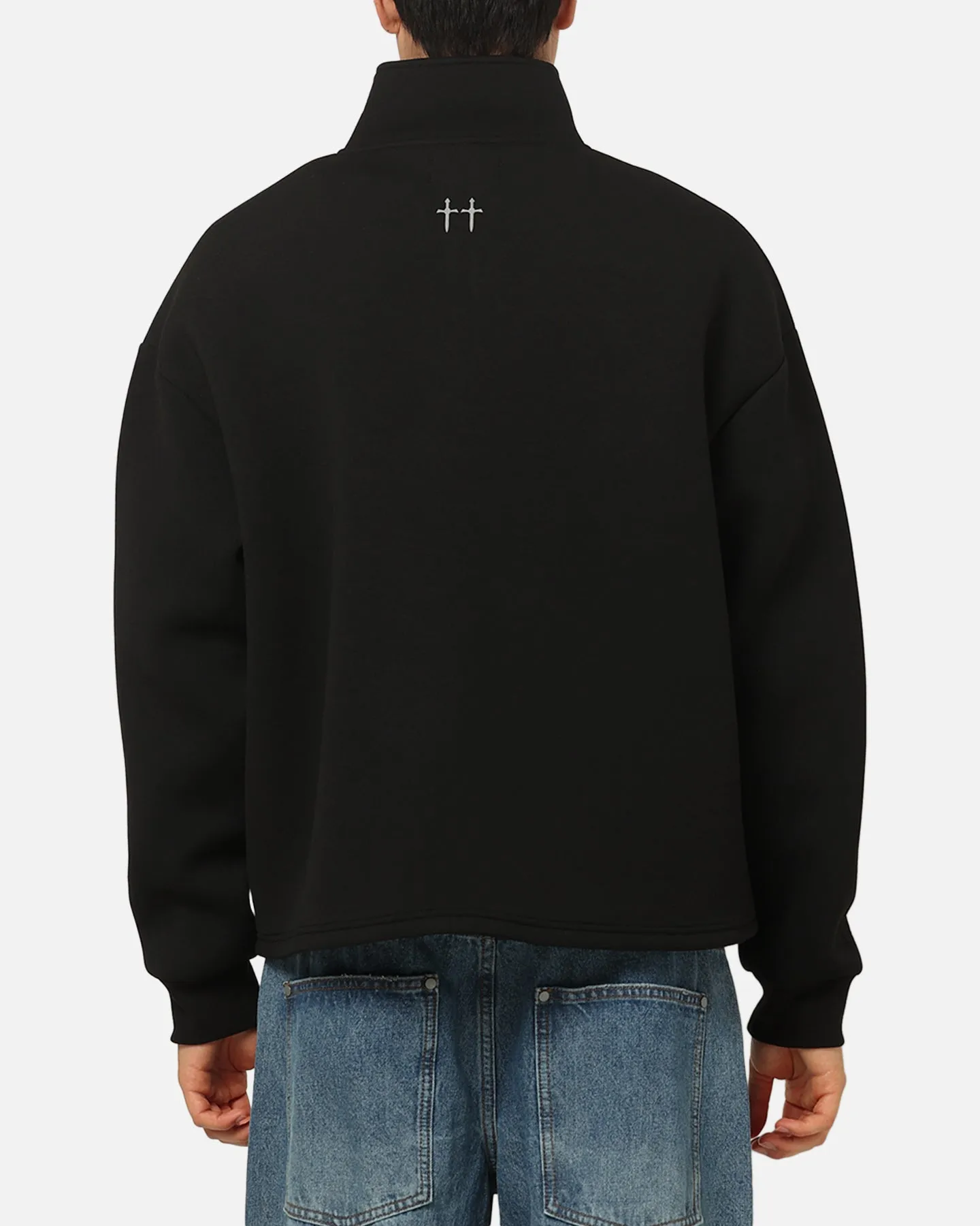 Saint Morta Athltc Quarter Zip Crewneck Black sold by Culture Kings product image thumbnail 3