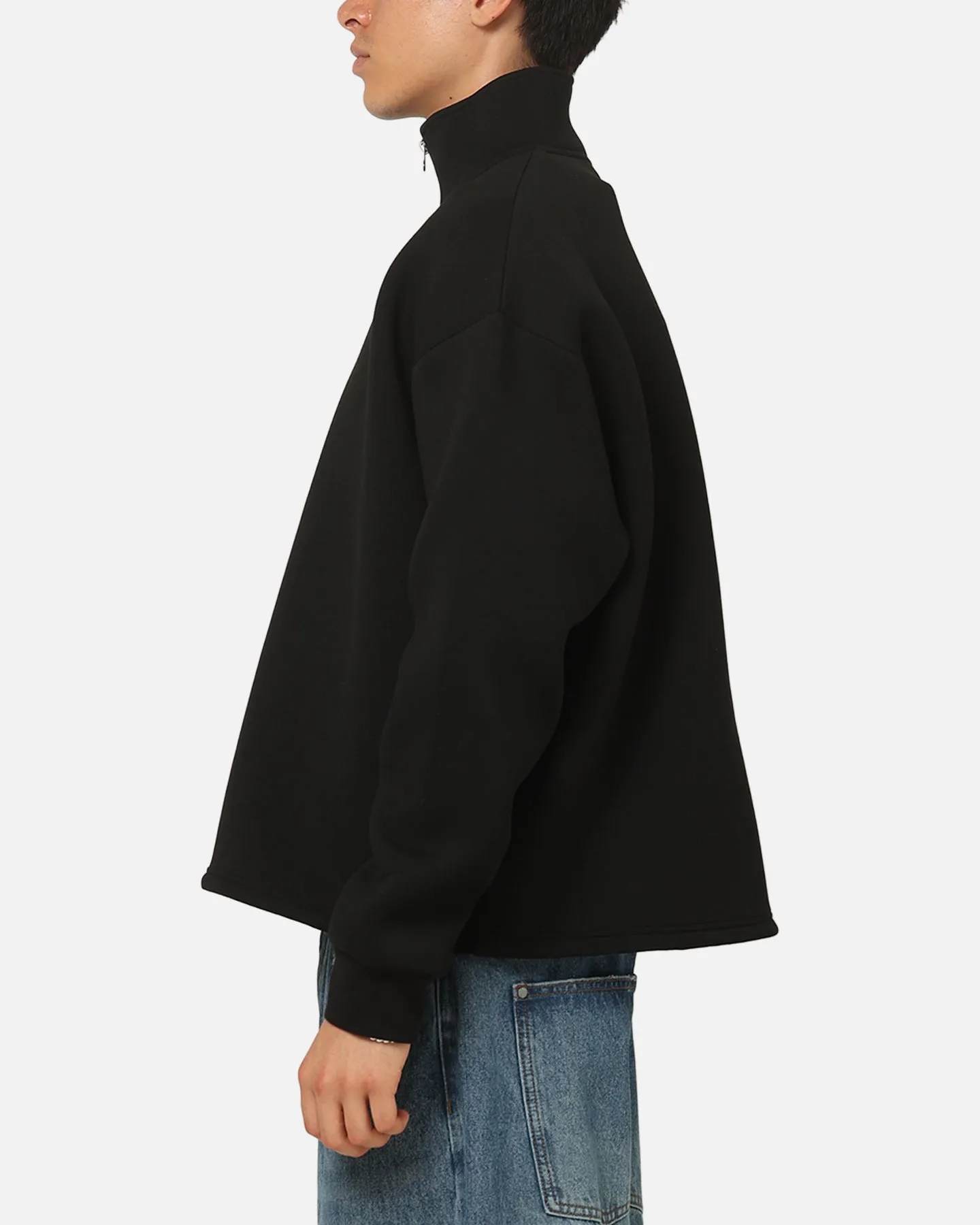 Saint Morta Athltc Quarter Zip Crewneck Black sold by Culture Kings product image thumbnail 5