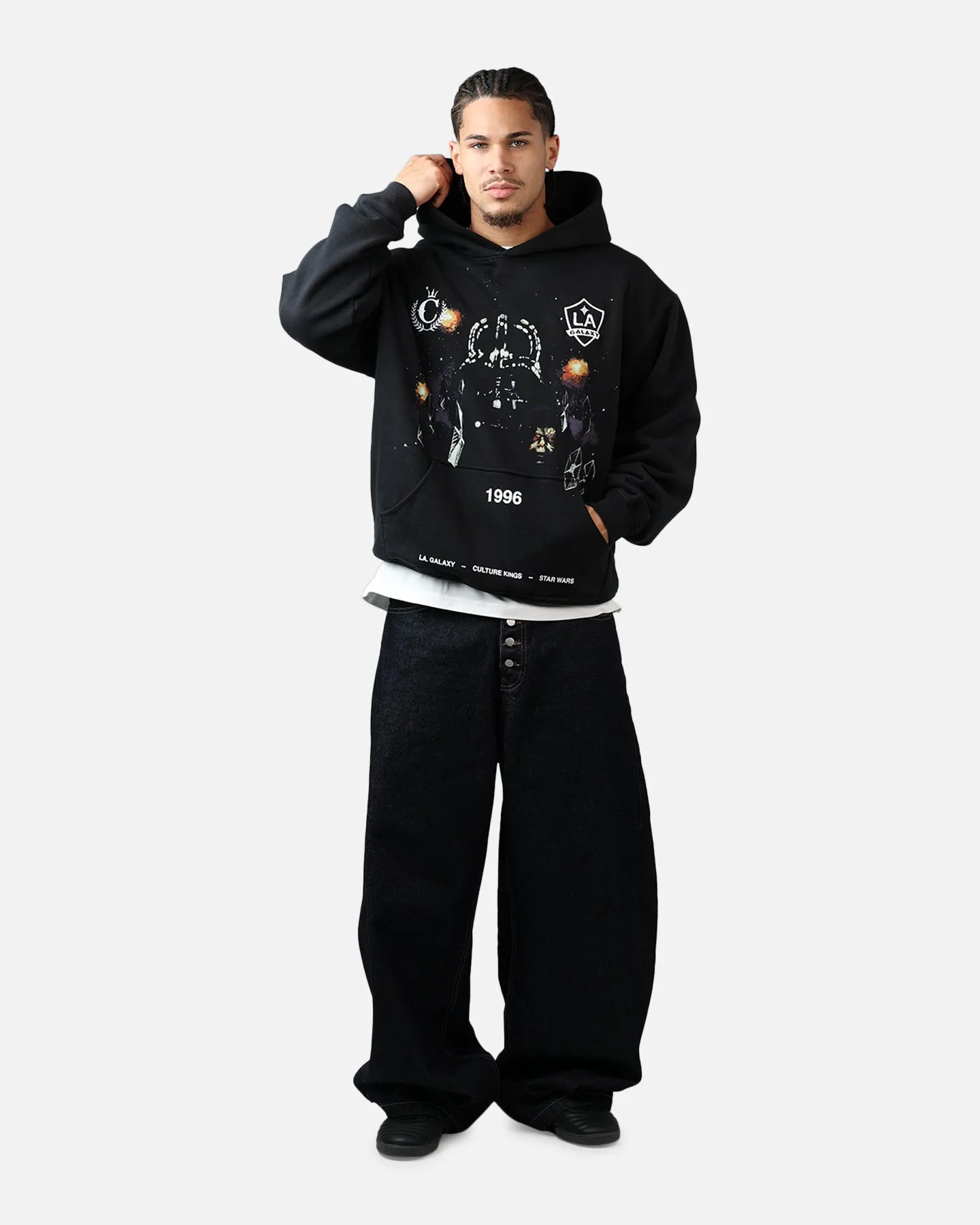 Culture Kings X Star Wars LA Galaxy Hoodie Black sold by Culture Kings product image thumbnail 3