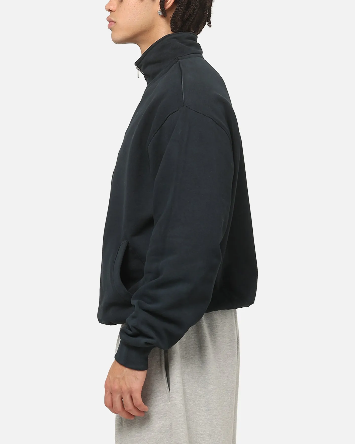 American Thrift Leisure Quarter Zip Mock Neck Sweater Washed Black sold by Culture Kings product image thumbnail 5