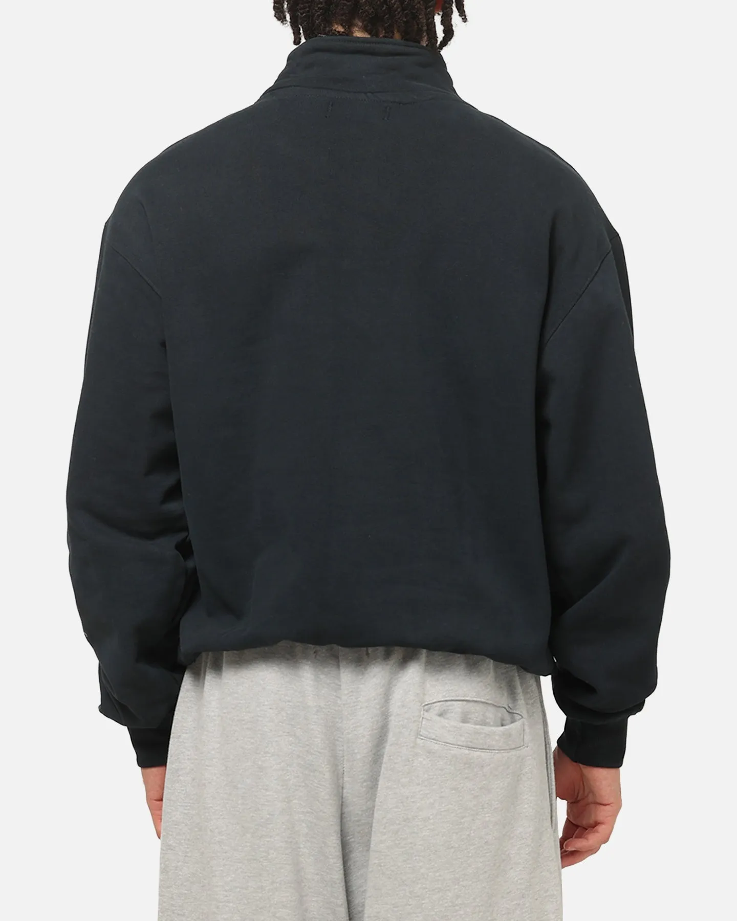 American Thrift Leisure Quarter Zip Mock Neck Sweater Washed Black sold by Culture Kings product image thumbnail 3