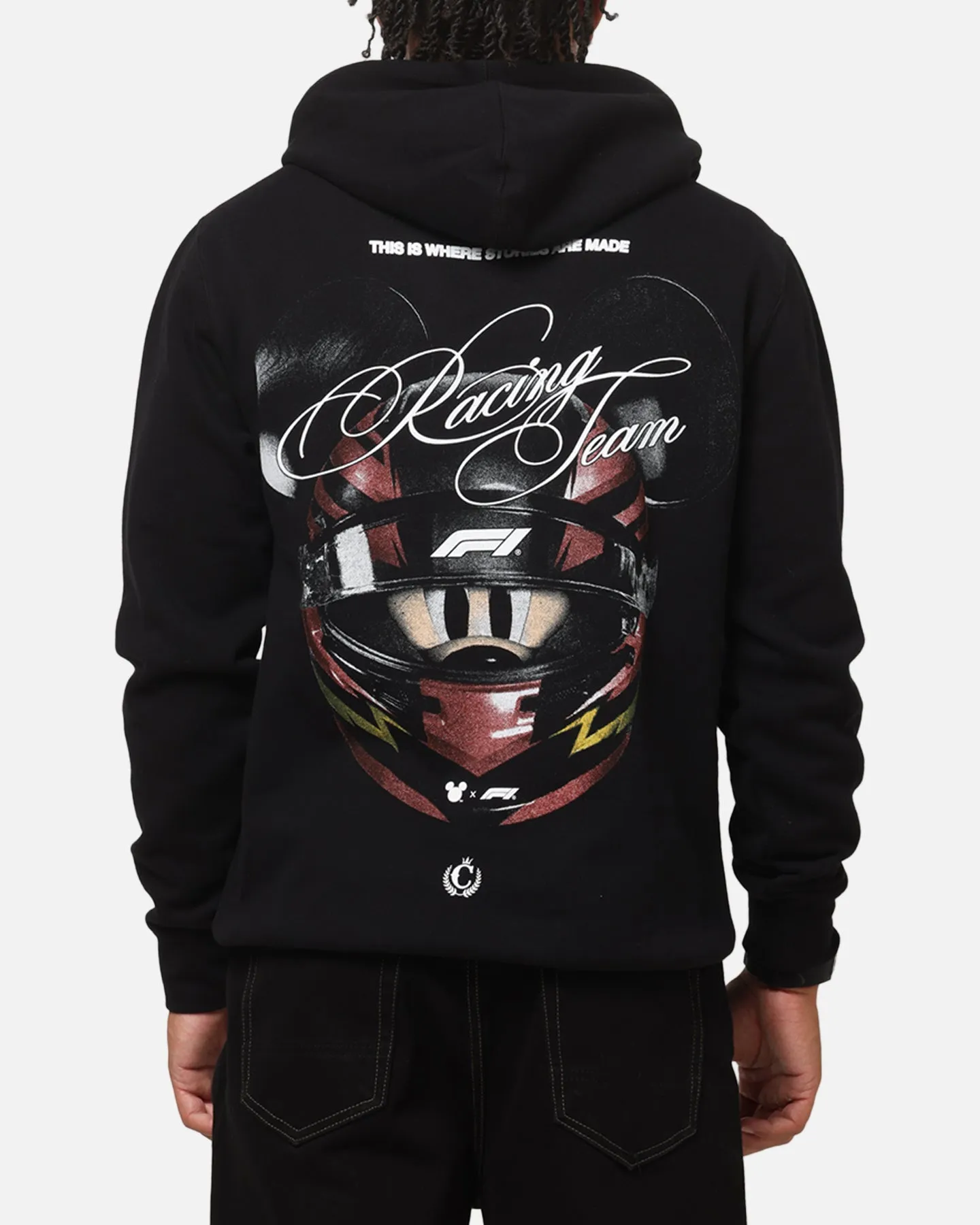 Culture Kings Disney x Formula 1® Mickey Helmet Hoodie Black sold by Culture Kings