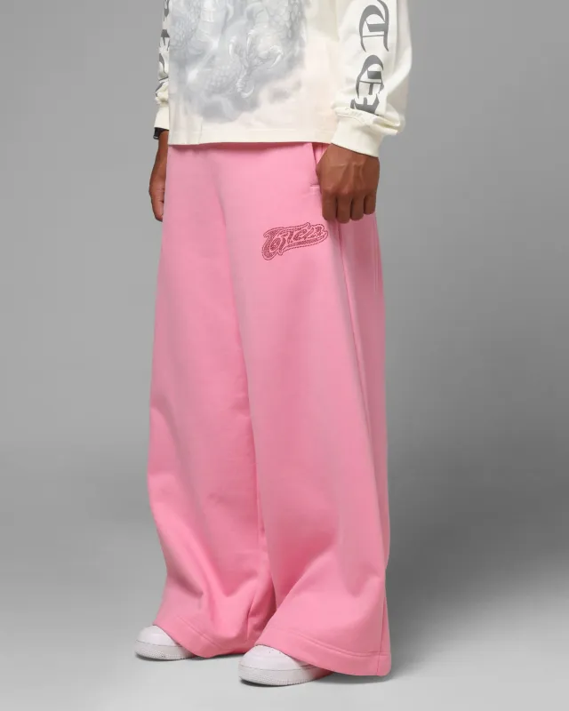 Loiter Weezy Ultra Wide Sweatpants Pink made by Culture Kings