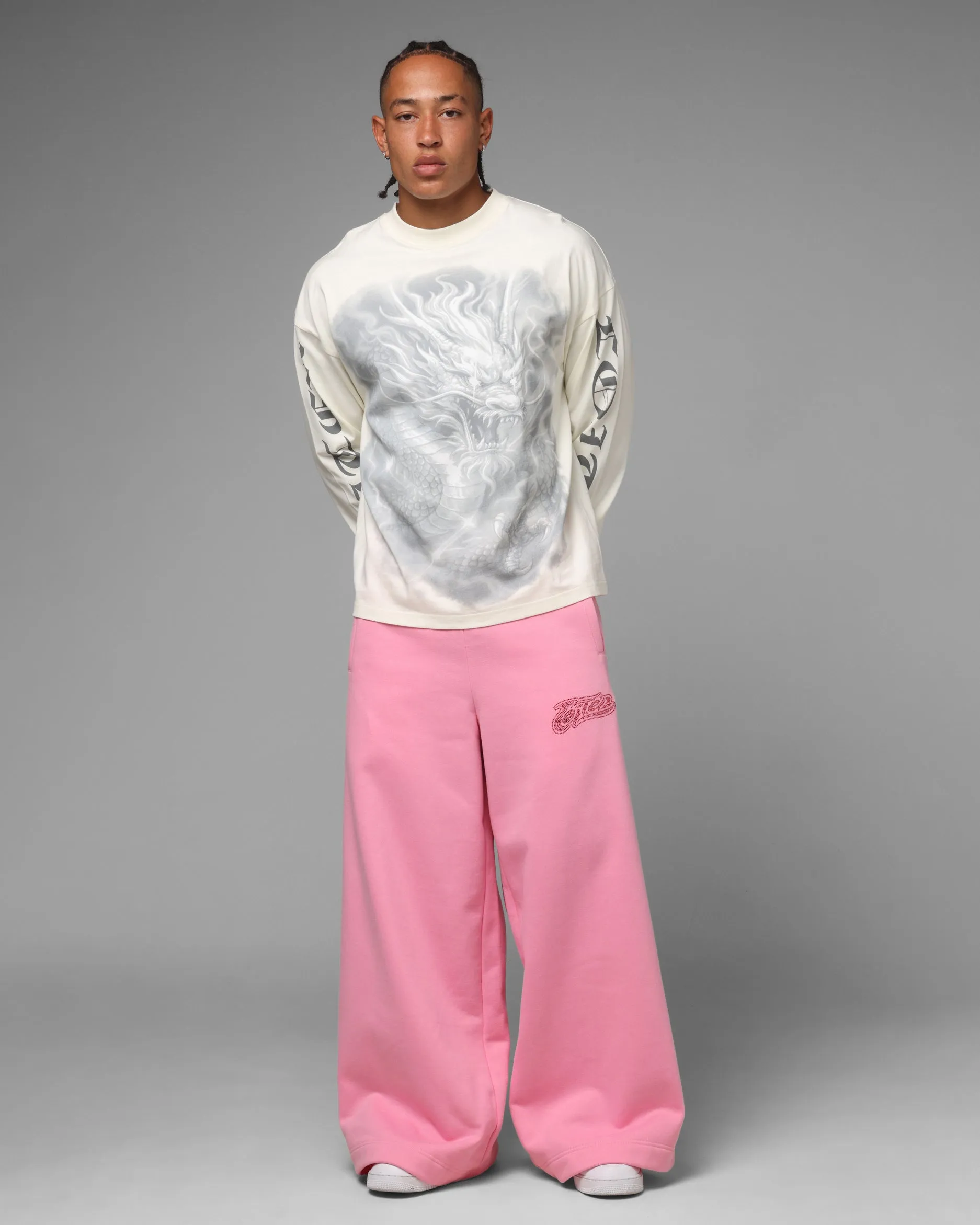 Loiter Weezy Ultra Wide Sweatpants Pink sold by Culture Kings product image thumbnail 2