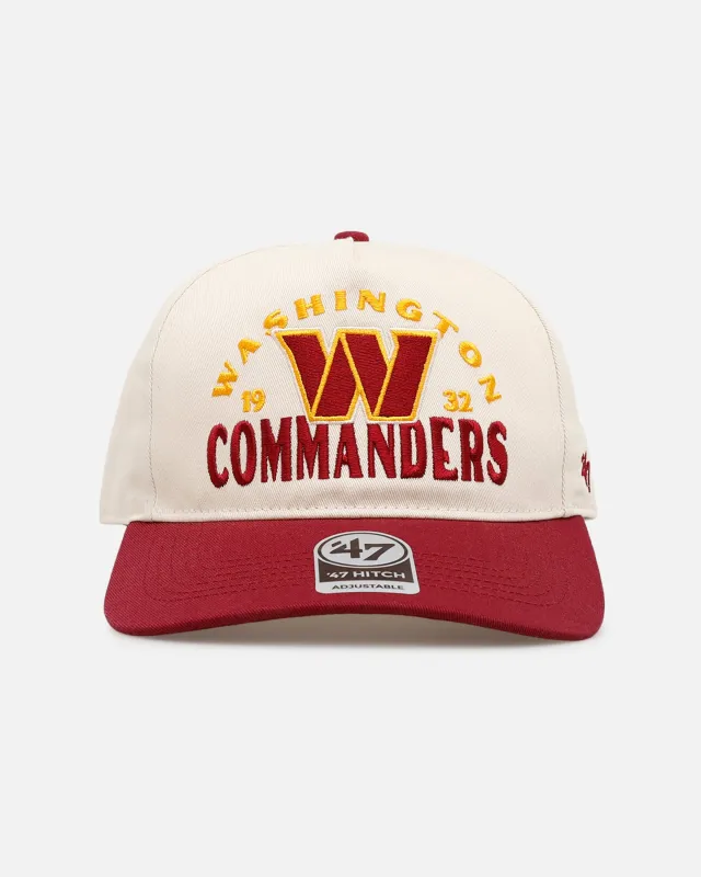 47 Brand Washington Commanders 'Arcitext' 47 Hitch Snapback Natural made by 47
