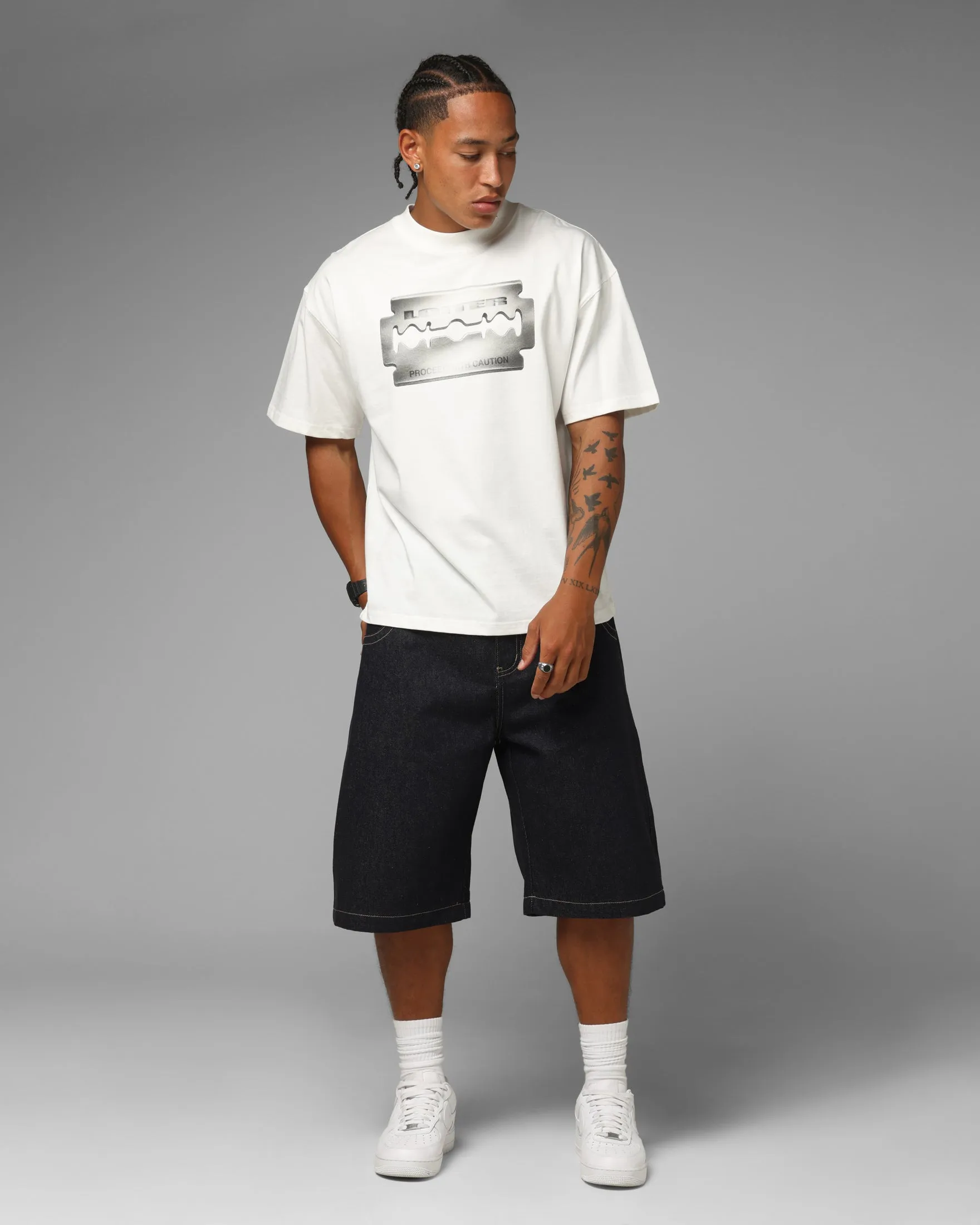 Loiter Blade T-Shirt Off White sold by Culture Kings product image thumbnail 3