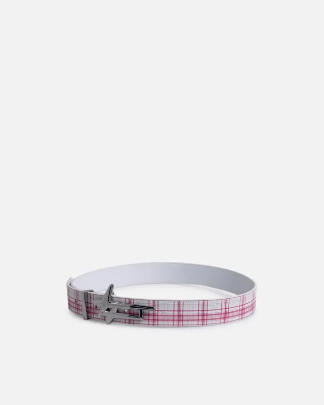 Loiter Star Born Belt Red Plaid made by Culture Kings