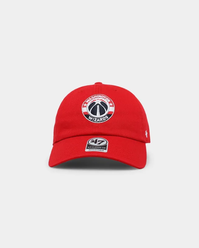 47 Brand Washington Wizards 47 Clean Up Strapback Red made by 47