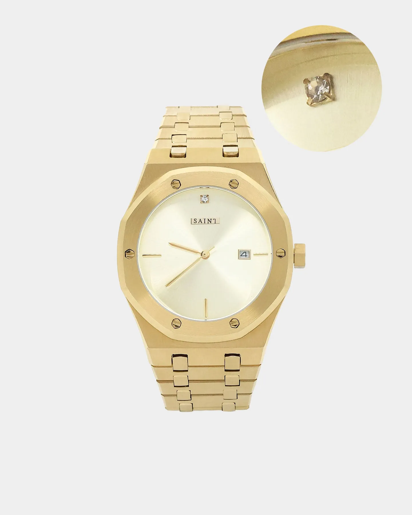 Saint Morta Diamond Medio Watch Gold/Diamond sold by Culture Kings product image thumbnail 2