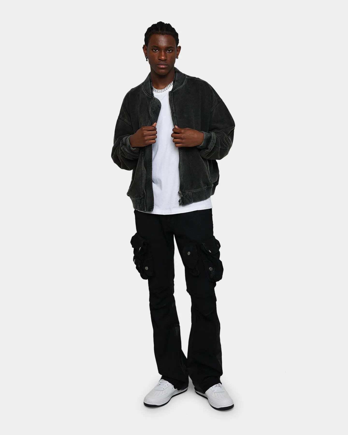 MNML Layered Bomber Jacket Black sold by Culture Kings product image thumbnail 3