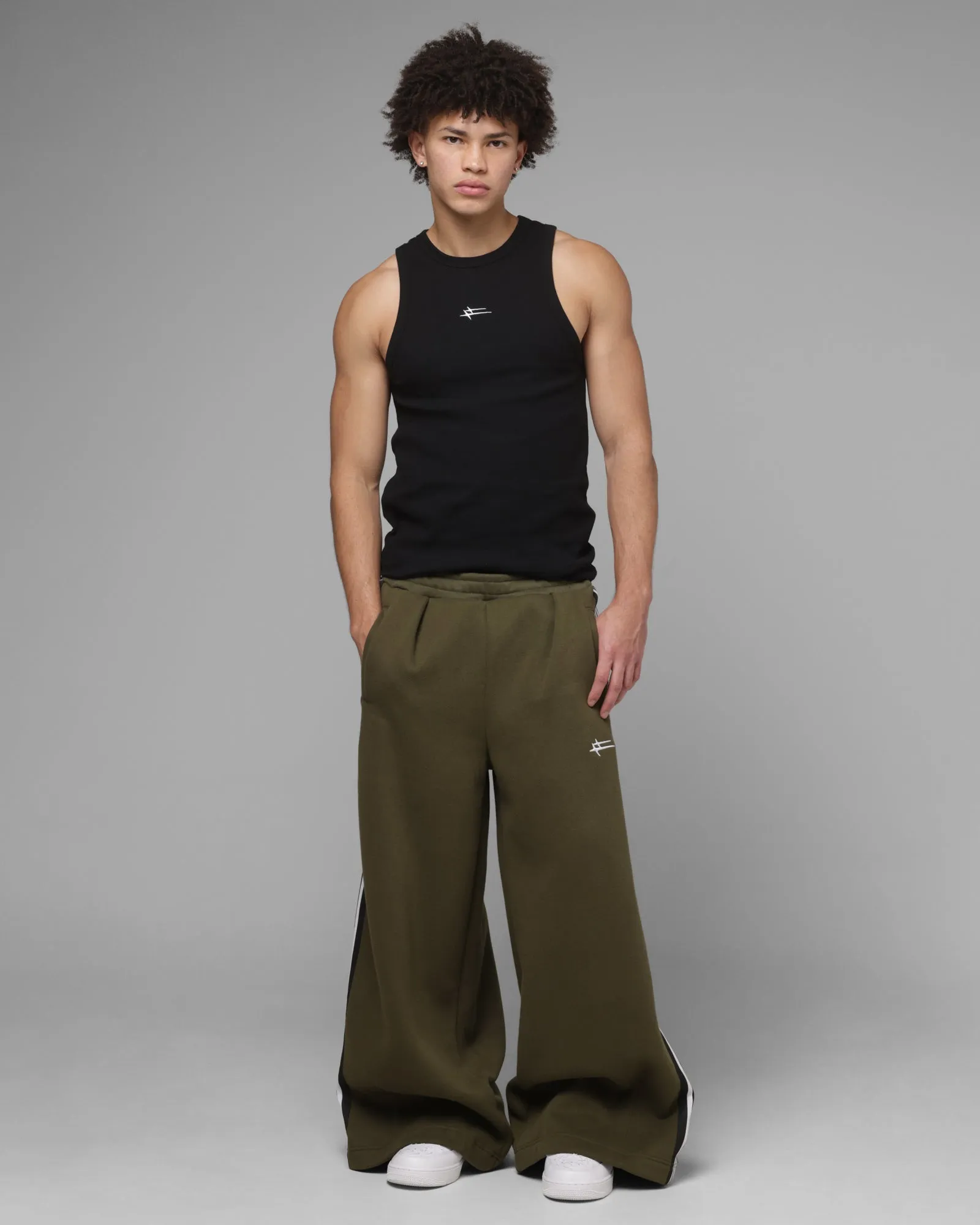 Loiter Hybrid Trackpants Moss Green sold by Culture Kings product image thumbnail 2