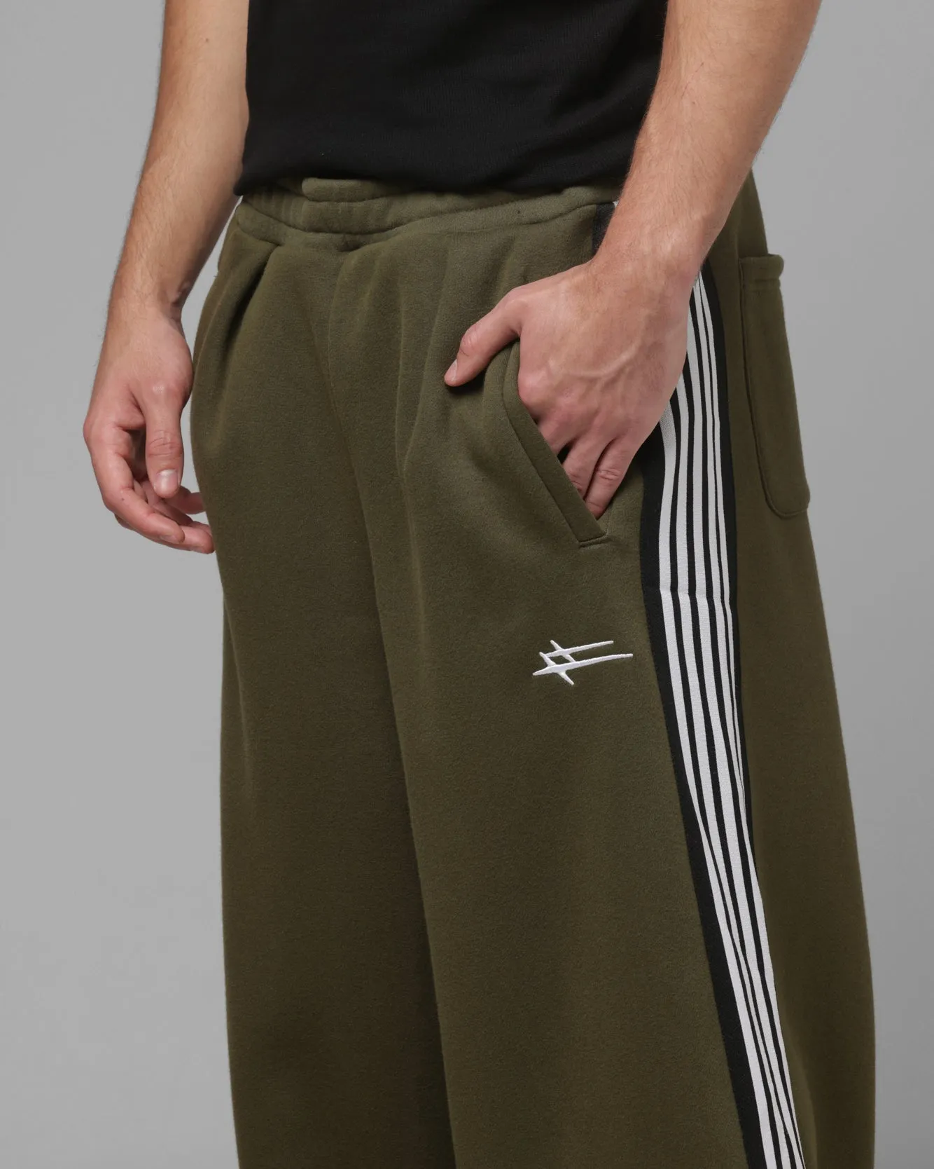 Loiter Hybrid Trackpants Moss Green sold by Culture Kings product image thumbnail 4