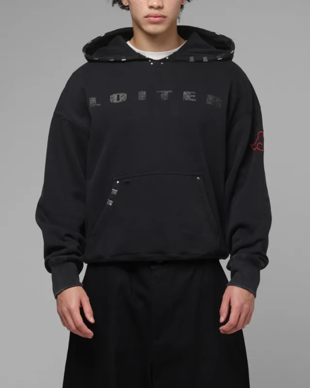 Loiter Pain Distressed Hoodie made by Culture Kings