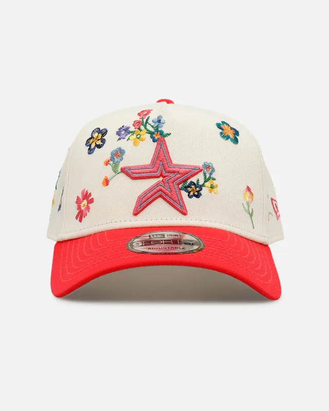 New Era Houston Astros Summer Flowers 3.0 9FORTY A-Frame Snapback Pink made by New Era