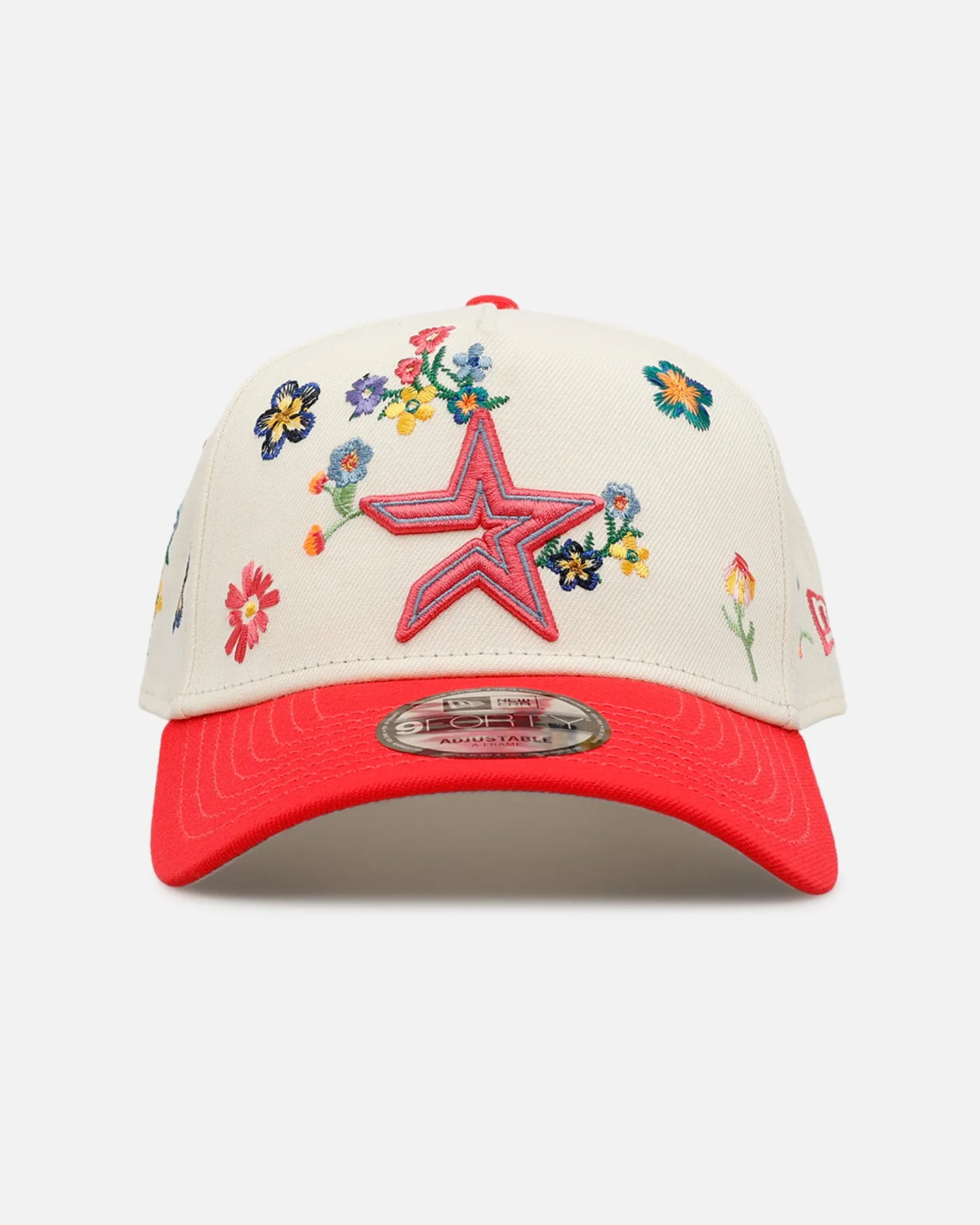 New Era Houston Astros Summer Flowers 3.0 9FORTY A-Frame Snapback Pink sold by Culture Kings
