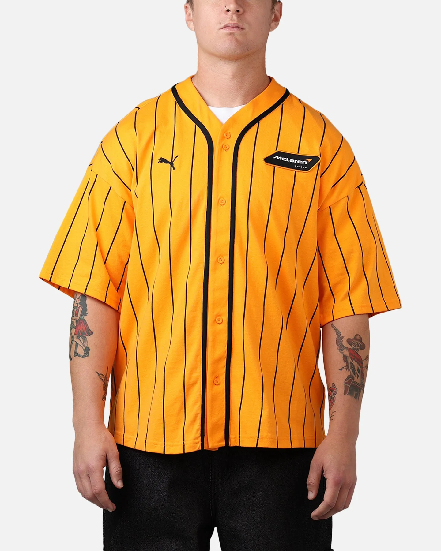 Puma Mclaren Baseball Jersey sold by Culture Kings