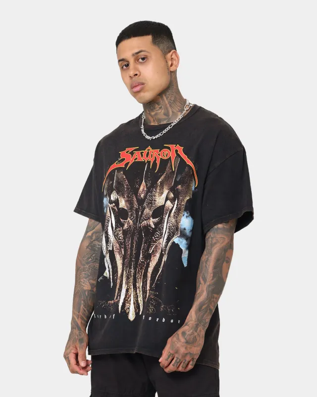 73Studio X The Lord Of The Rings Sauron Vintage T-Shirt Black Wash made by Culture Kings