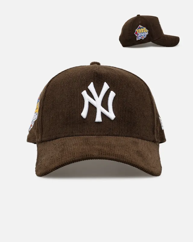 New Era New York Yankees 'Cord Tones' 9FORTY A-Frame Snapback Walnut made by New Era