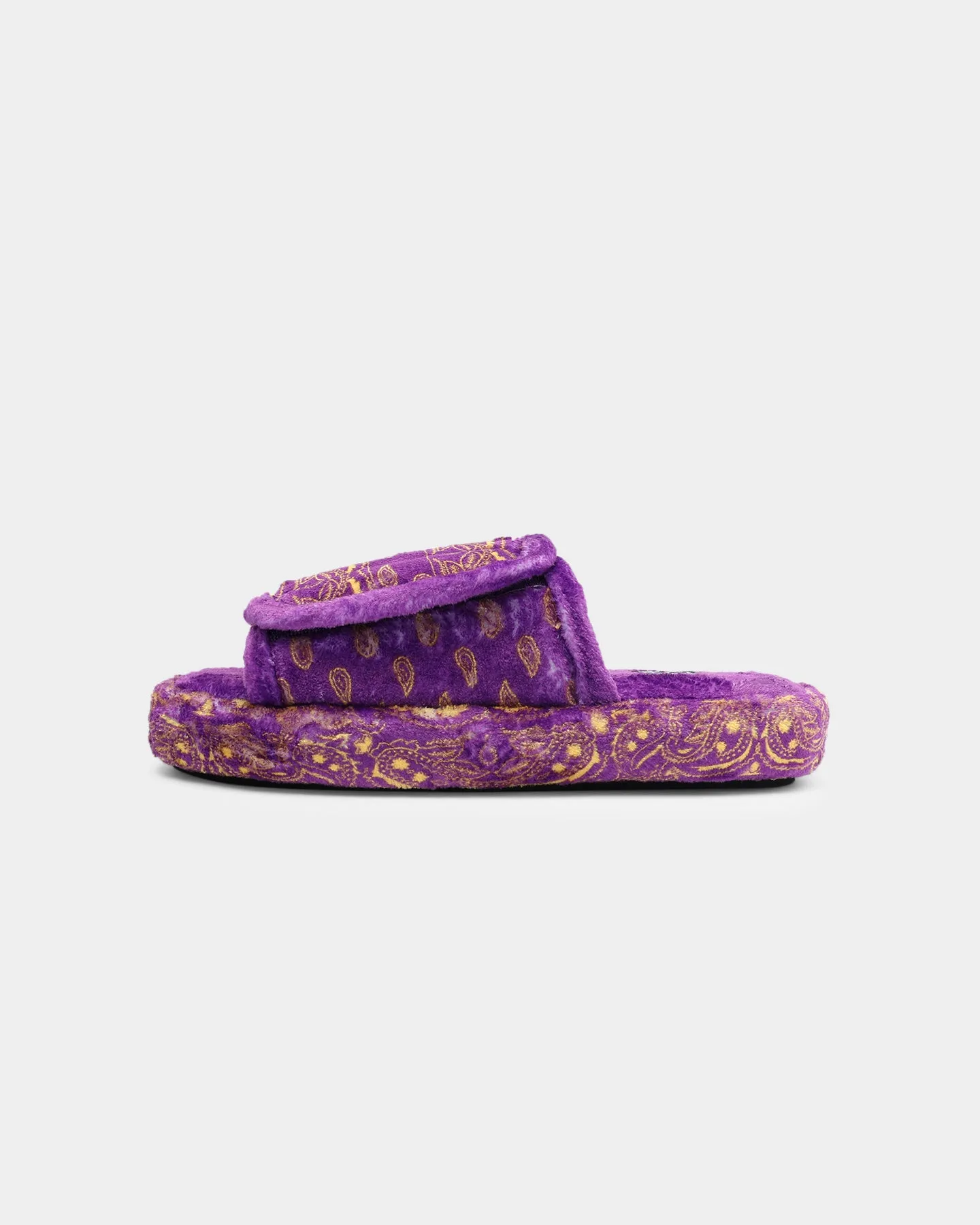 Goat Crew Velcro Paisley Bandana Slipper Purple/Yellow sold by Culture Kings product image thumbnail 3