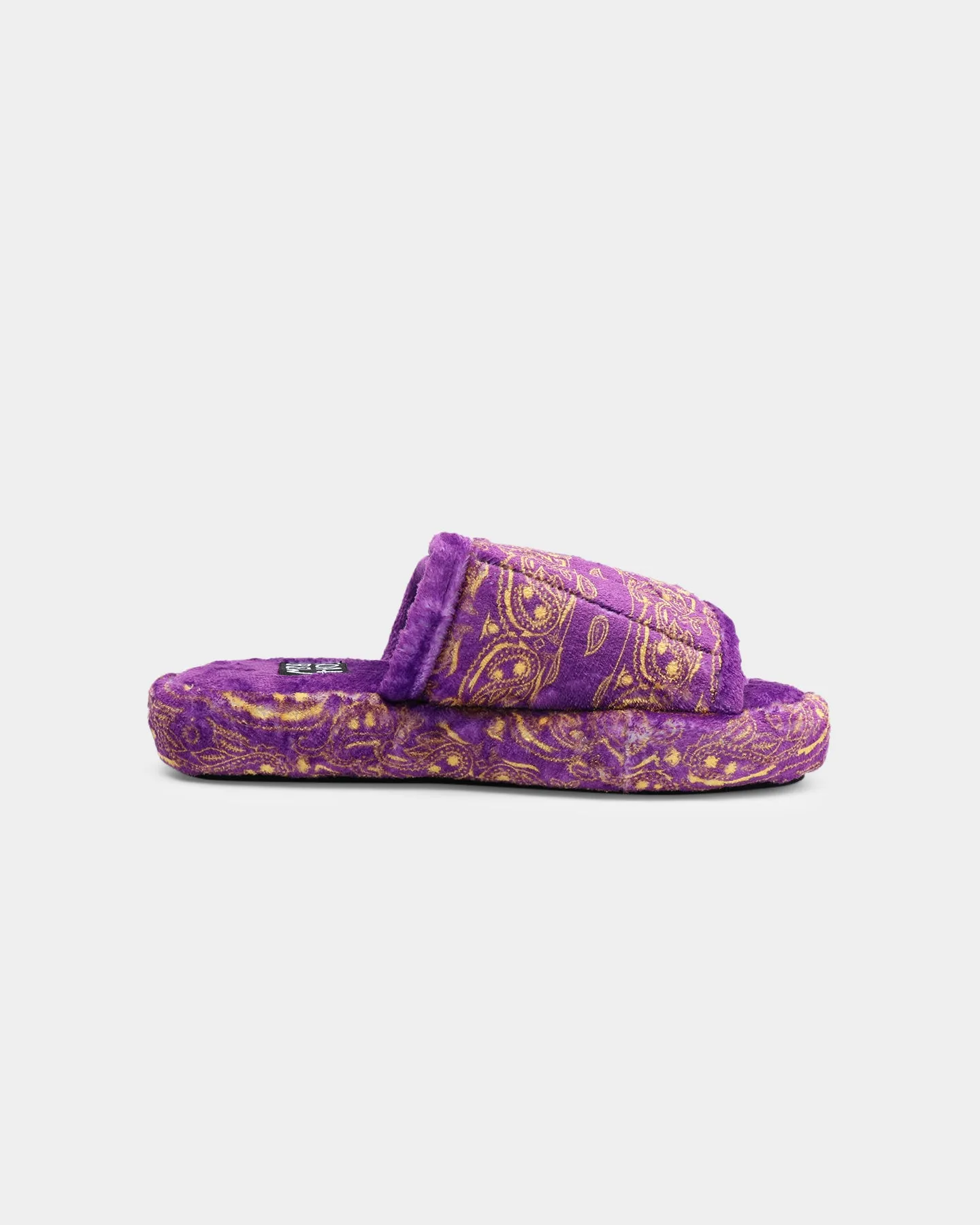 Goat Crew Velcro Paisley Bandana Slipper Purple/Yellow sold by Culture Kings product image thumbnail 4