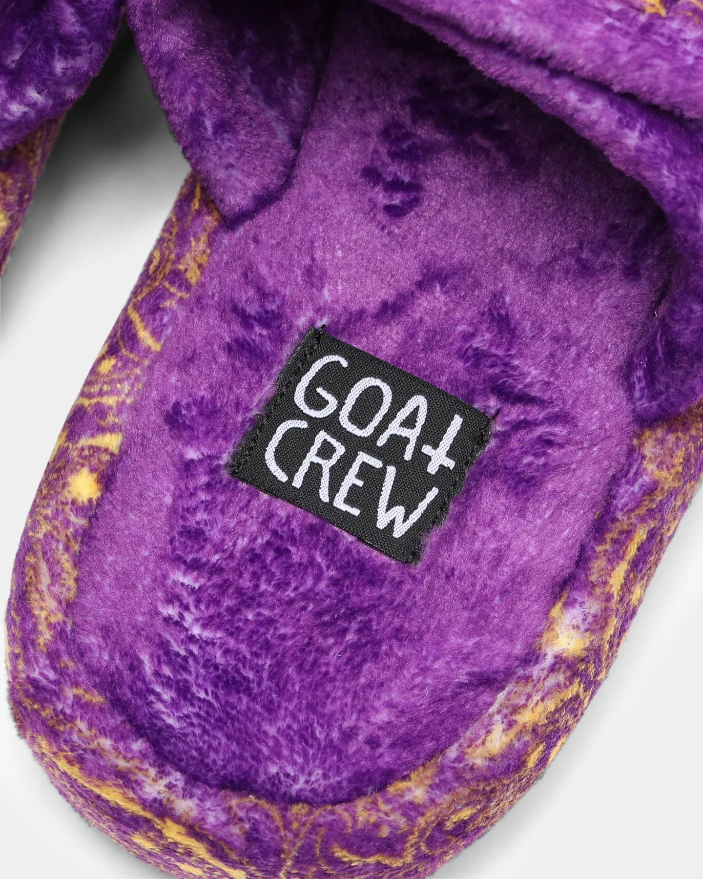 Goat Crew Velcro Paisley Bandana Slipper Purple/Yellow sold by Culture Kings product image thumbnail 5