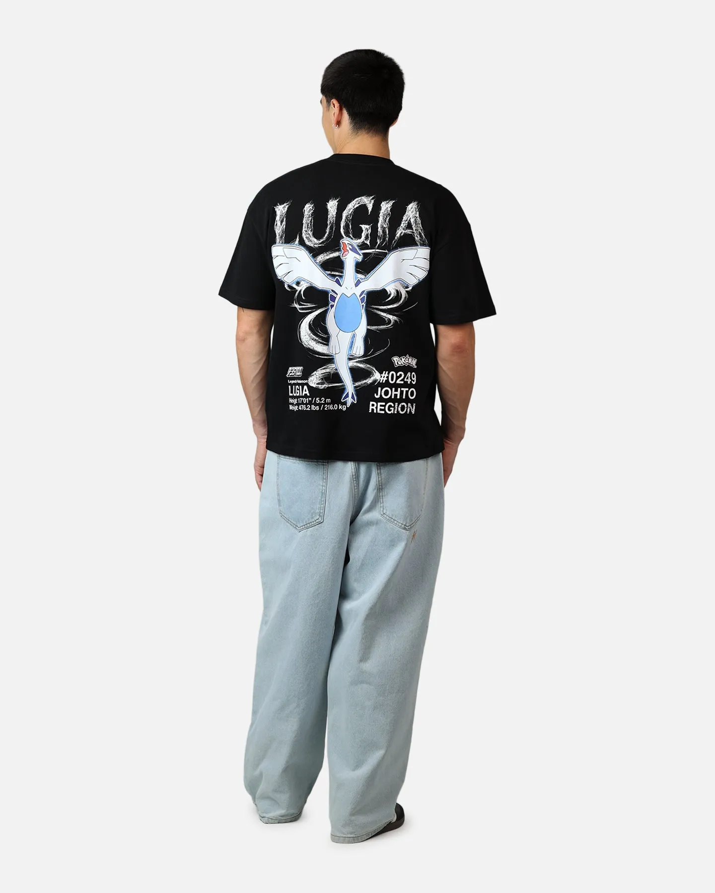 The Pokémon Collection By 73Studio Lugia Legendary T-Shirt Black sold by Culture Kings product image thumbnail 4