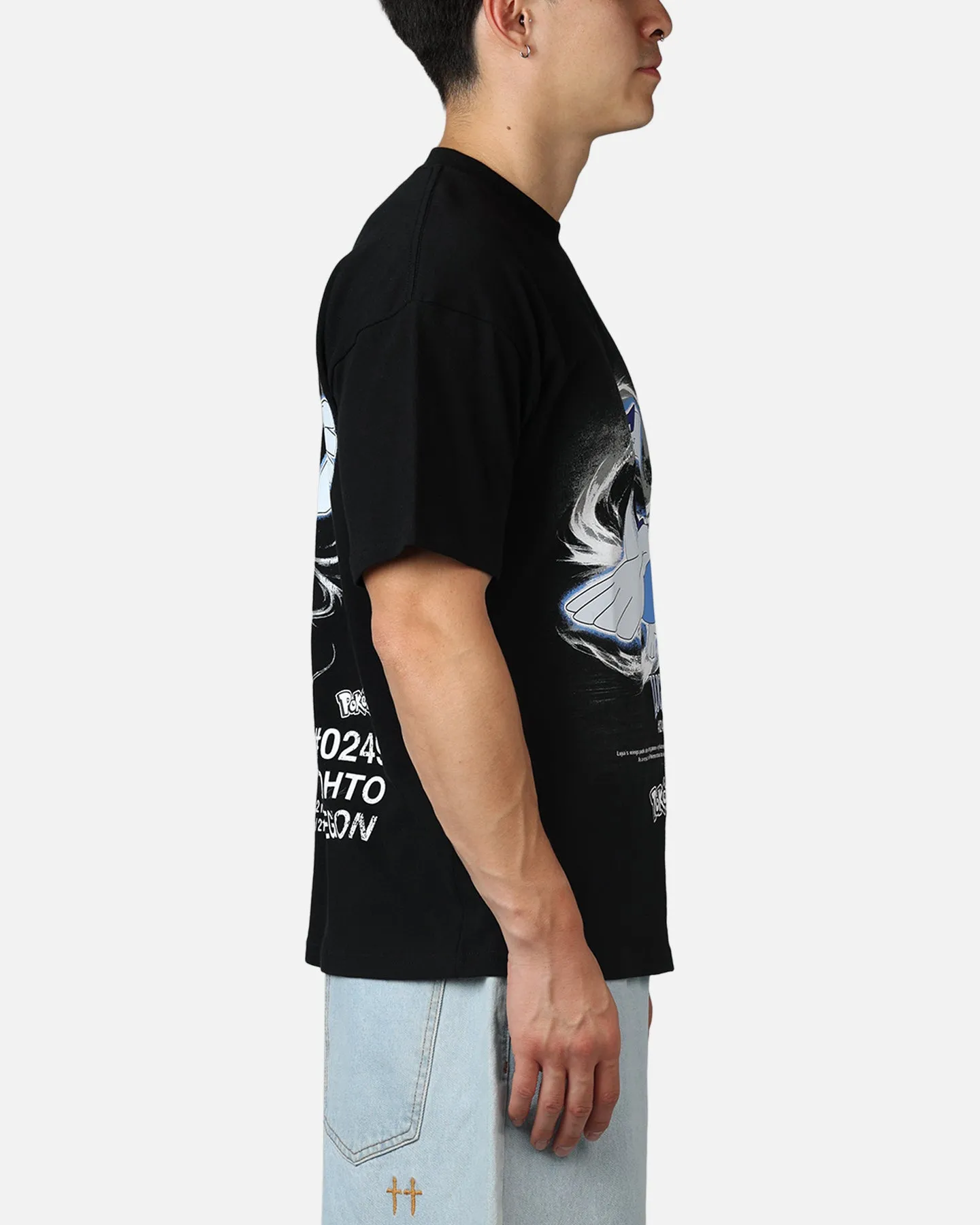 The Pokémon Collection By 73Studio Lugia Legendary T-Shirt Black sold by Culture Kings product image thumbnail 5