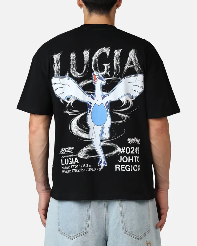 The Pokémon Collection By 73Studio Lugia Legendary T-Shirt Black made by Culture Kings