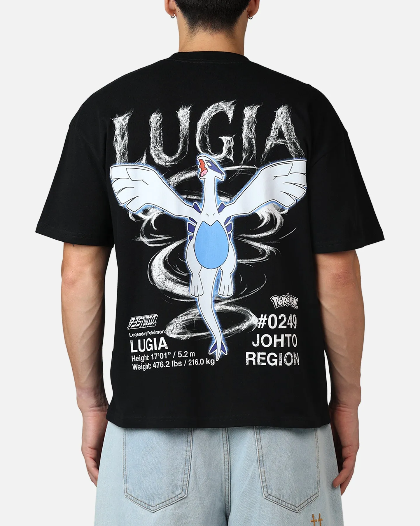 The Pokémon Collection By 73Studio Lugia Legendary T-Shirt Black sold by Culture Kings