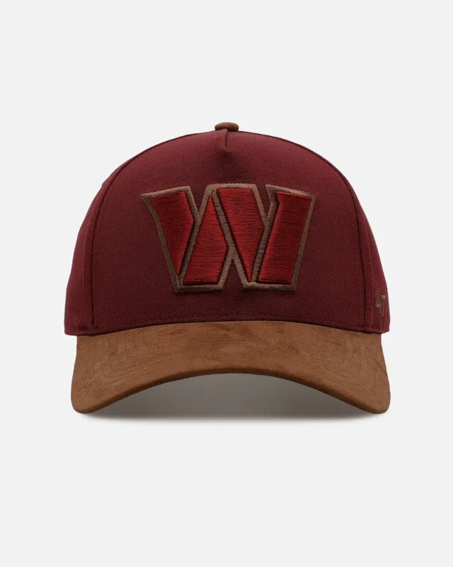 47 Brand Washington Commanders 'Cherry Pie' Offside DT Snapback Dark Maroon made by 47