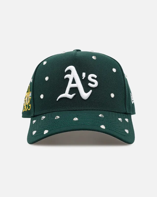 New Era Oakland Athletics 'Embellishment' 9FORTY A-Frame Snapback Official Team Colors made by New Era