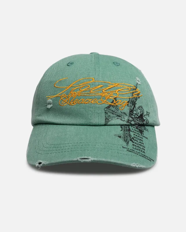 Loiter Eastern Bloc Strapback Cap Washed Green made by Culture Kings