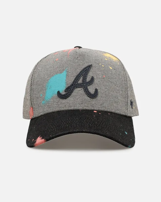 47 Brand Atlanta Braves 'Studio' 47 Offside Snapback Grey made by 47