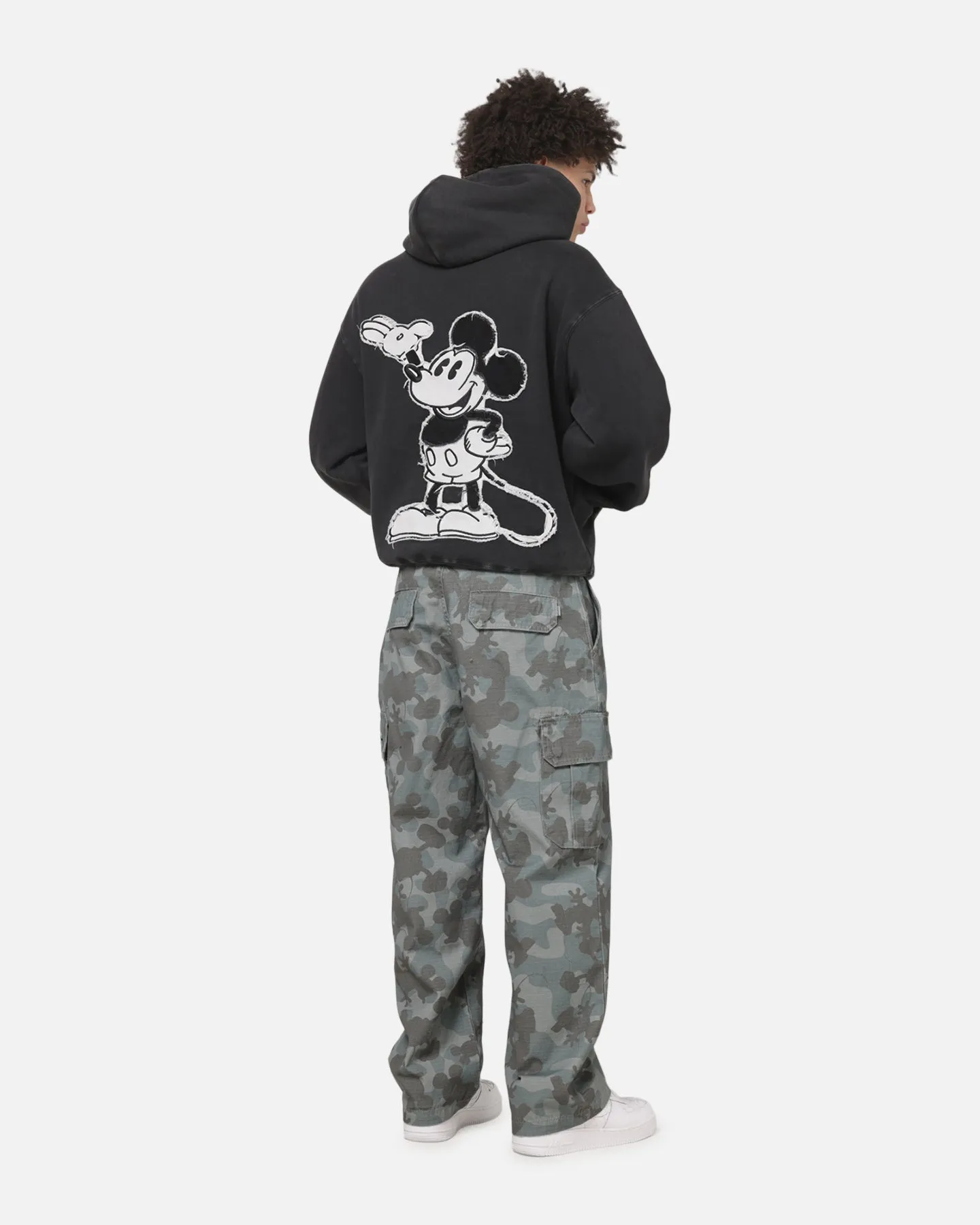 Carré x Disney Mickey & Friends Distressed Pullover Hoodie sold by Culture Kings product image thumbnail 4