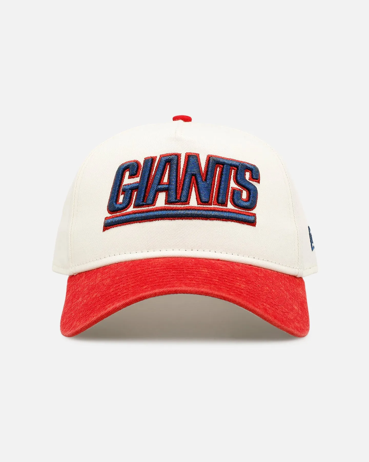 New Era New York Giants 'Washed Metallic' 9FORTY A-Frame Snapback Official Team Colors sold by Culture Kings