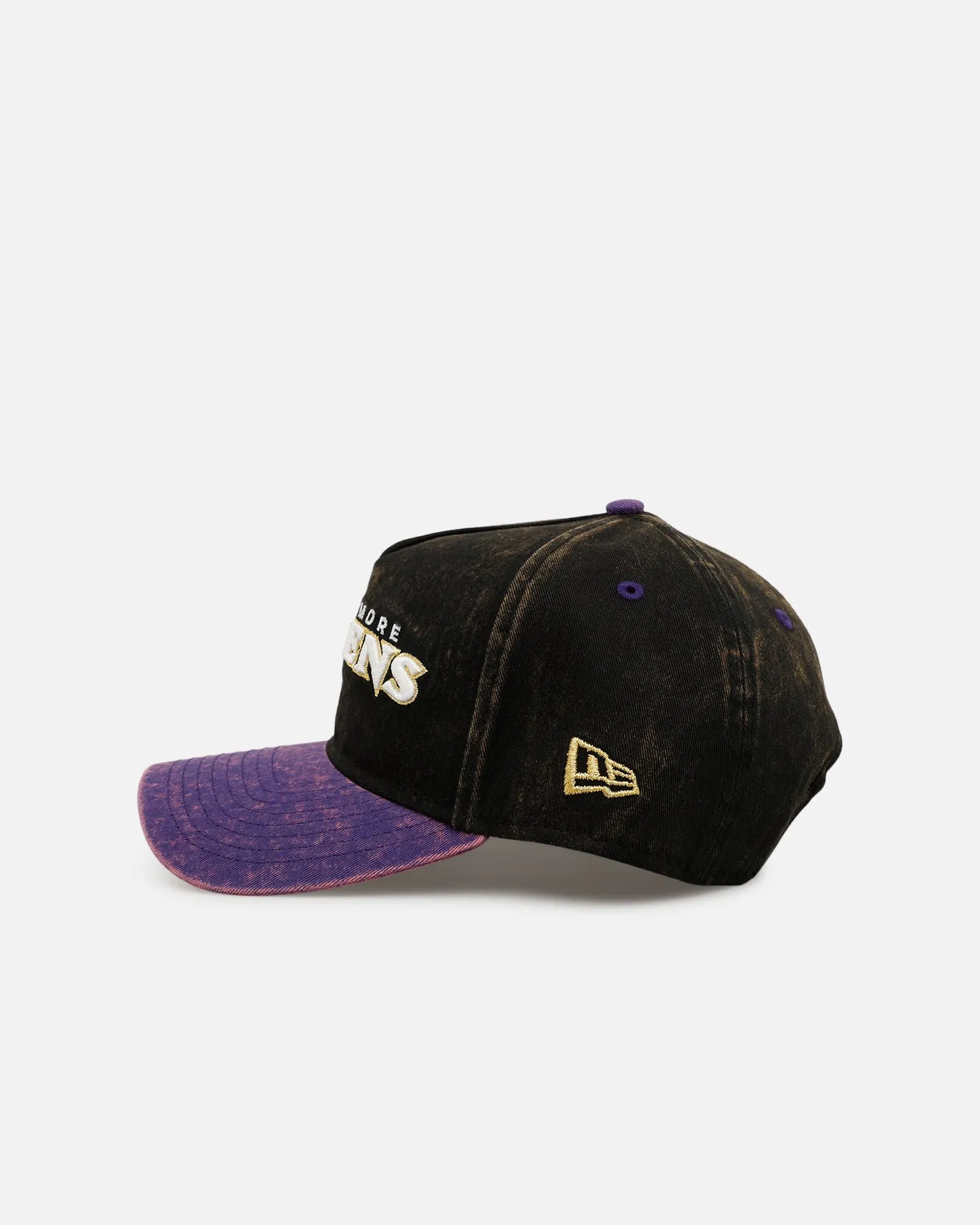 New Era Baltimore Ravens 'Washed Metallic' 9FORTY A-Frame Snapback Official Team Colors sold by Culture Kings product image thumbnail 4