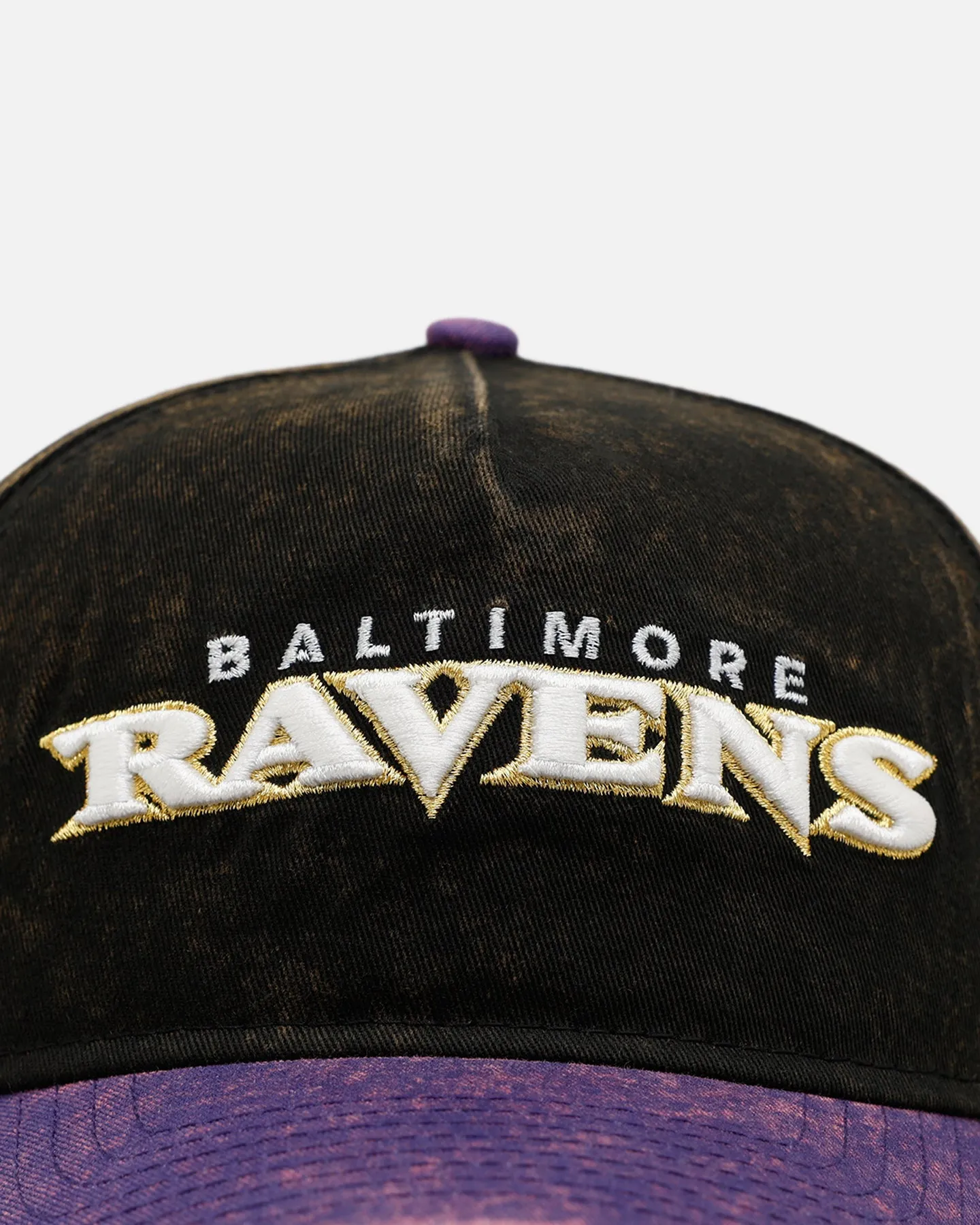 New Era Baltimore Ravens 'Washed Metallic' 9FORTY A-Frame Snapback Official Team Colors sold by Culture Kings product image thumbnail 5