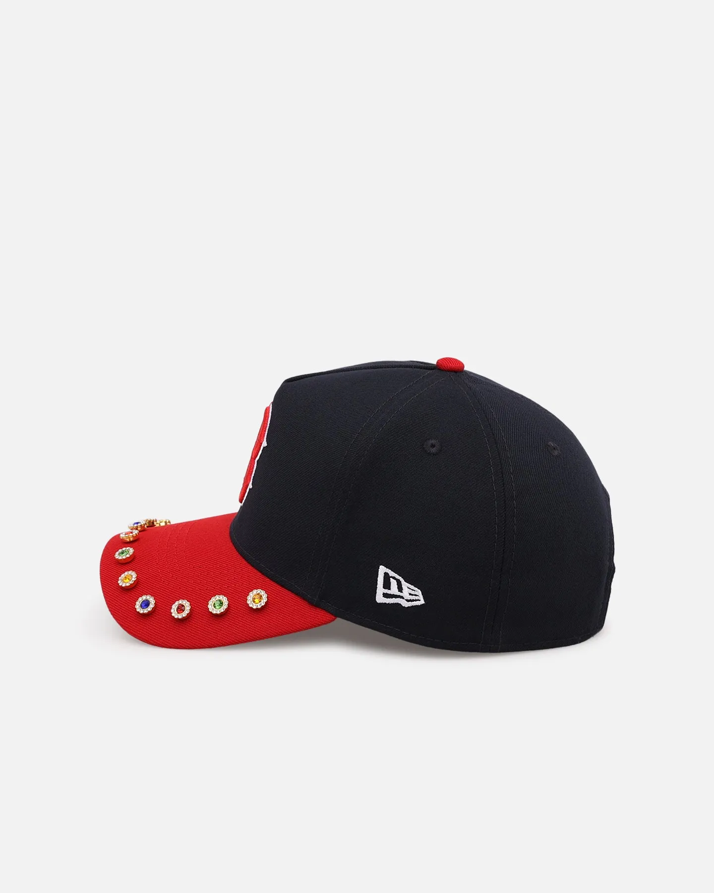 New Era Boston Red Sox 'Visor Embellishment' 9FORTY A-Frame Snapback Official Team Colors sold by Culture Kings product image thumbnail 4