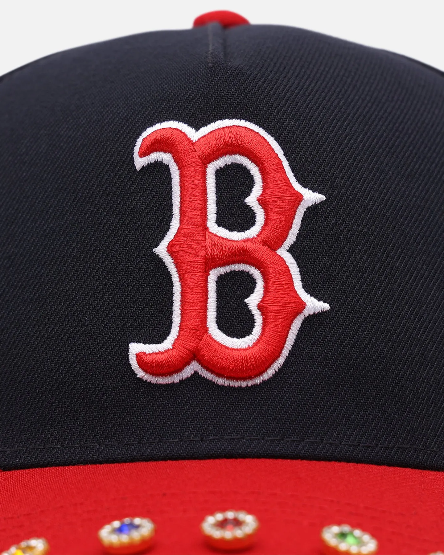 New Era Boston Red Sox 'Visor Embellishment' 9FORTY A-Frame Snapback Official Team Colors sold by Culture Kings product image thumbnail 5