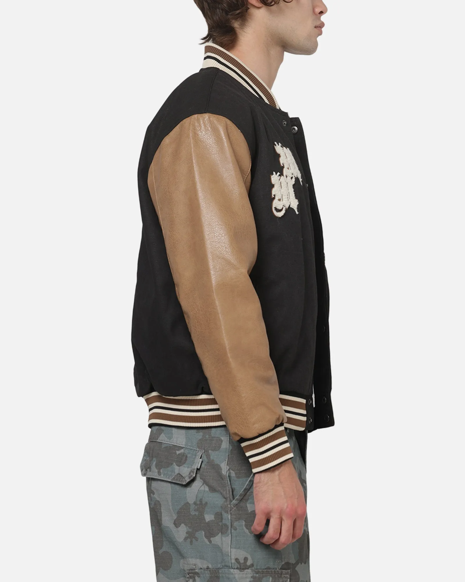 Carré x Disney Mickey & Friends Varsity Jacket Washed Black sold by Culture Kings product image thumbnail 5