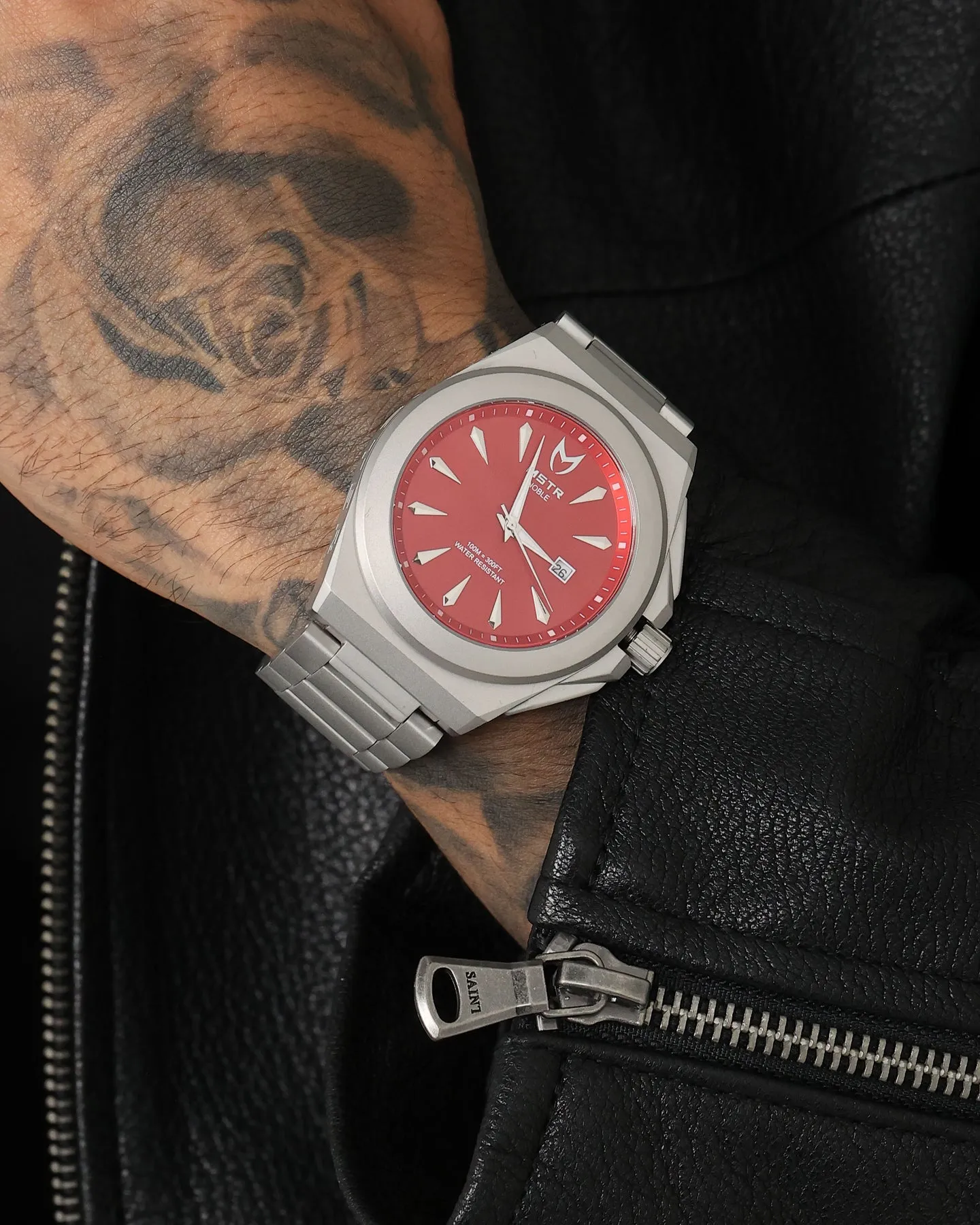 MEISTER NO112SS Noble Quartz 43MM Watch Silver sold by Culture Kings