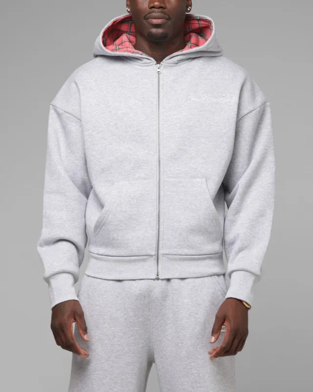 Loiter Body Shop Hoodie Grey Marle made by Culture Kings