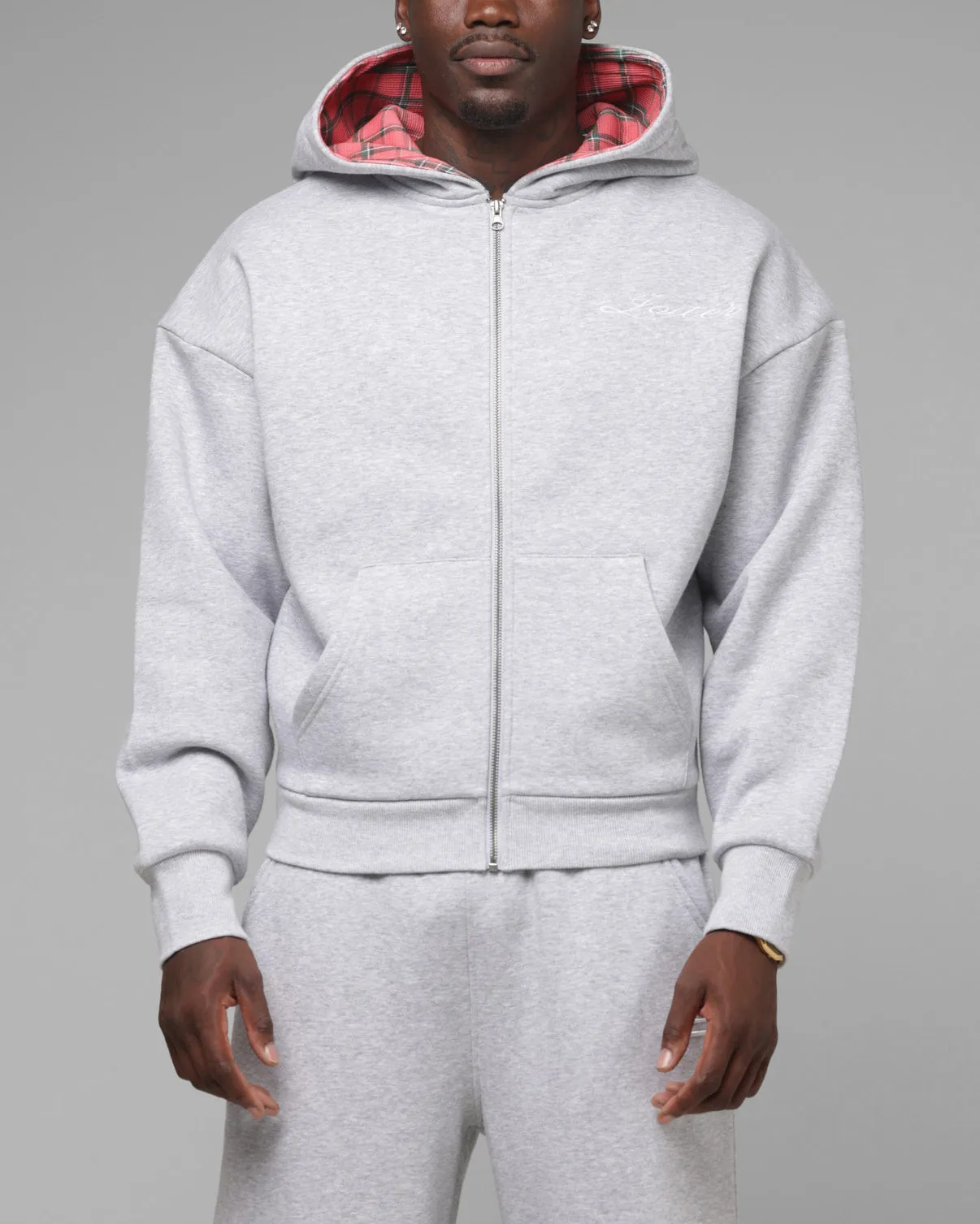 Loiter Body Shop Hoodie Grey Marle sold by Culture Kings
