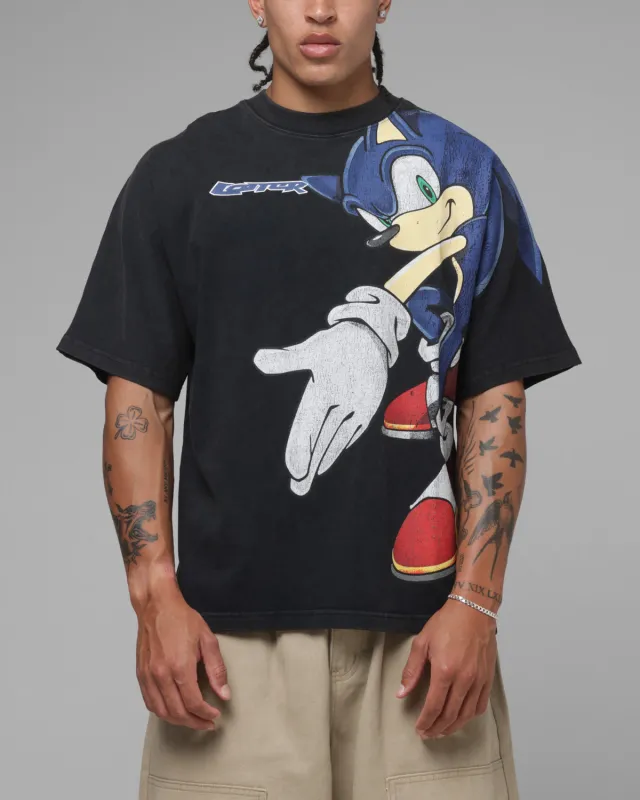 Loiter x Sonic The Hedgehog Vintage T-Shirt Black made by Culture Kings