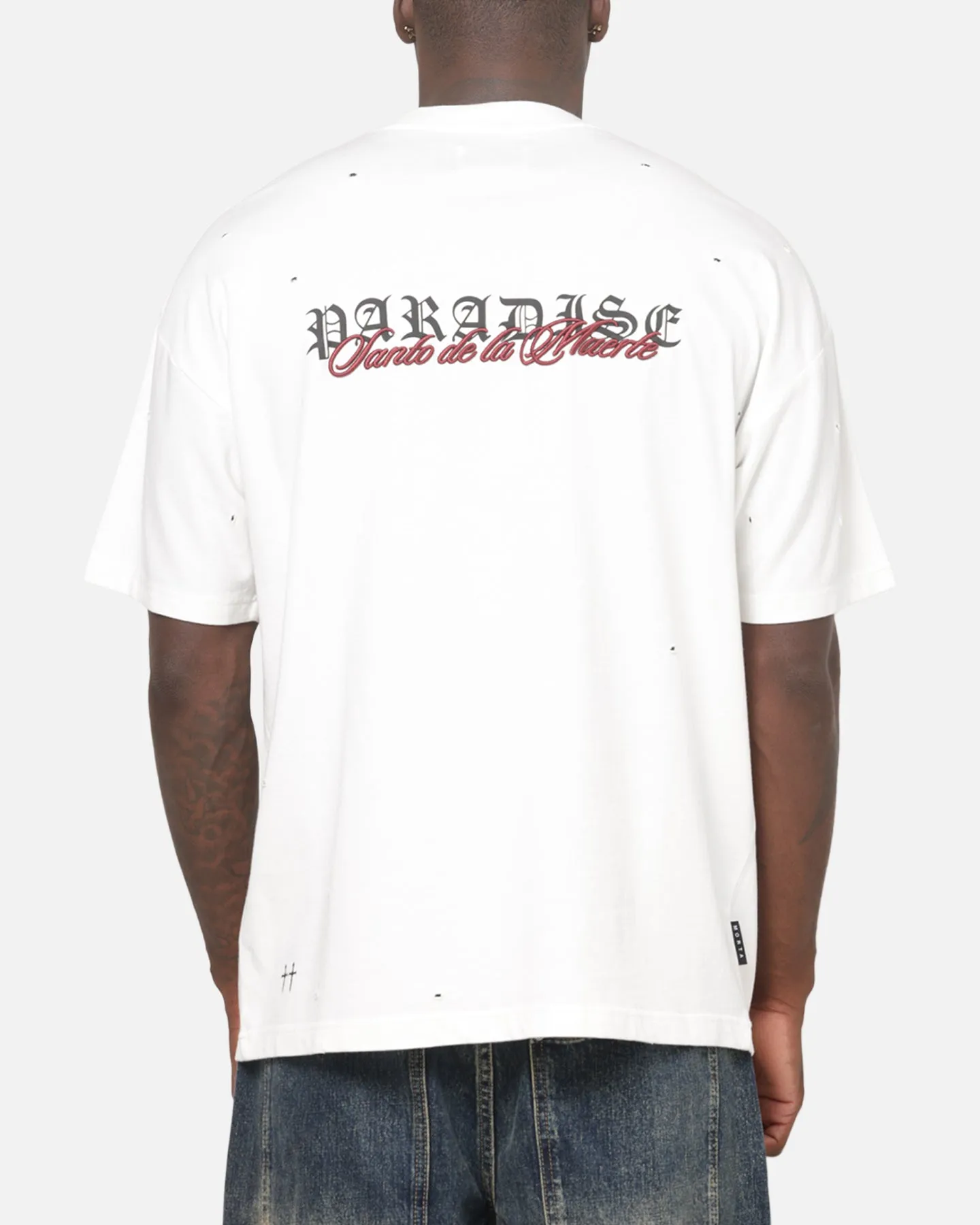 Saint Morta Paradise Boxy T-Shirt Off White sold by Culture Kings product image thumbnail 2
