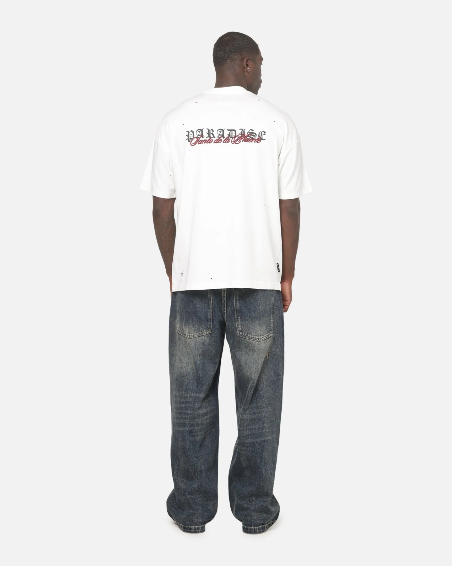 Saint Morta Paradise Boxy T-Shirt Off White sold by Culture Kings product image thumbnail 4