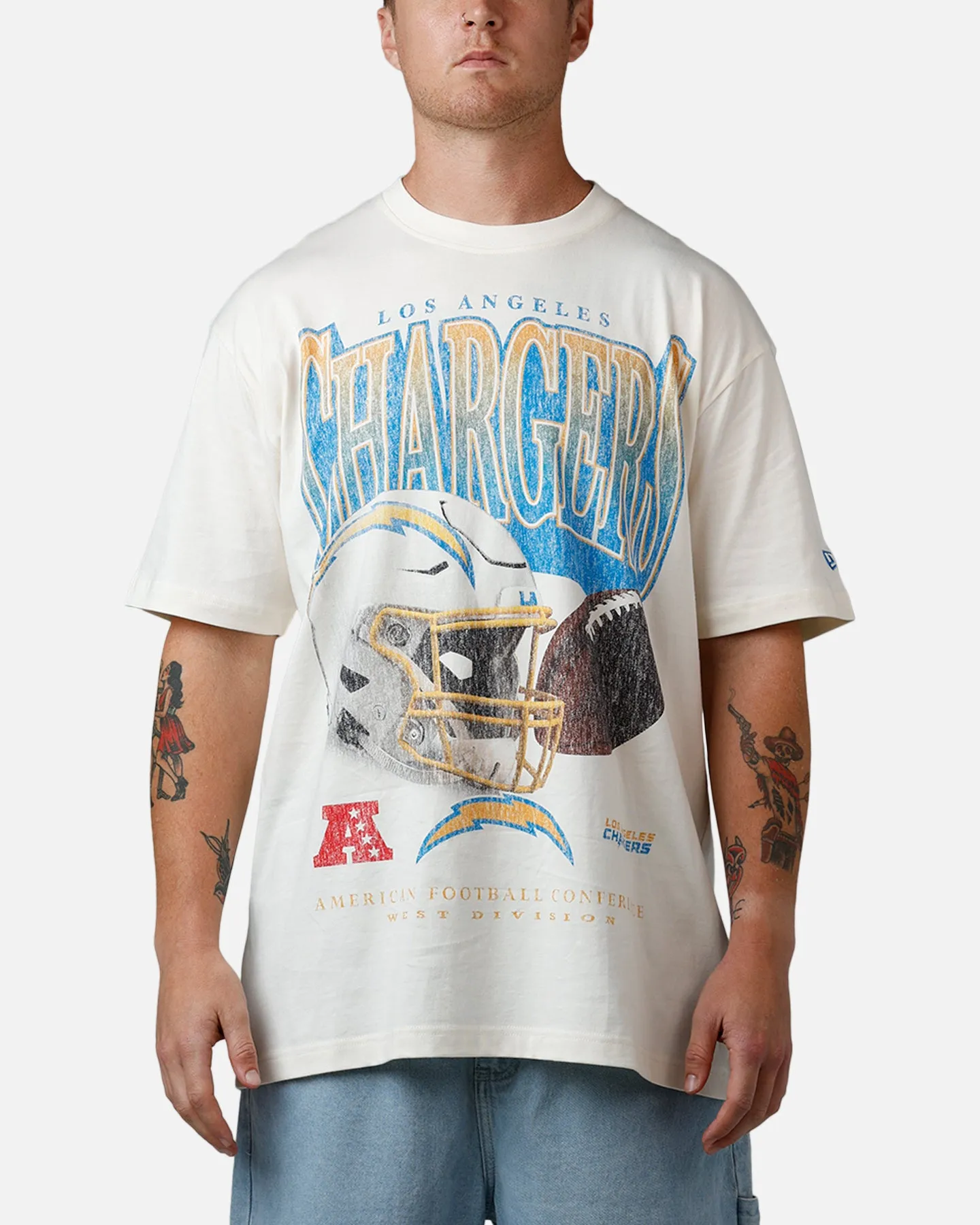 New Era Los Angeles Chargers Sport Class T-Shirt Official Team Colors sold by Culture Kings