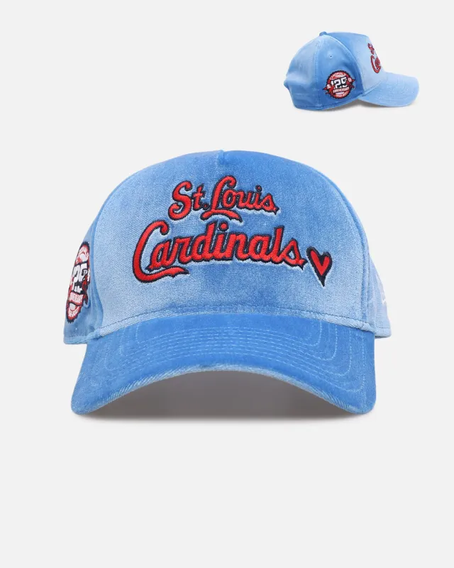 New Era St. Louis Cardinals 'Velvet Hearts' 9FORTY A-Frame Snapback Sky Blue made by New Era