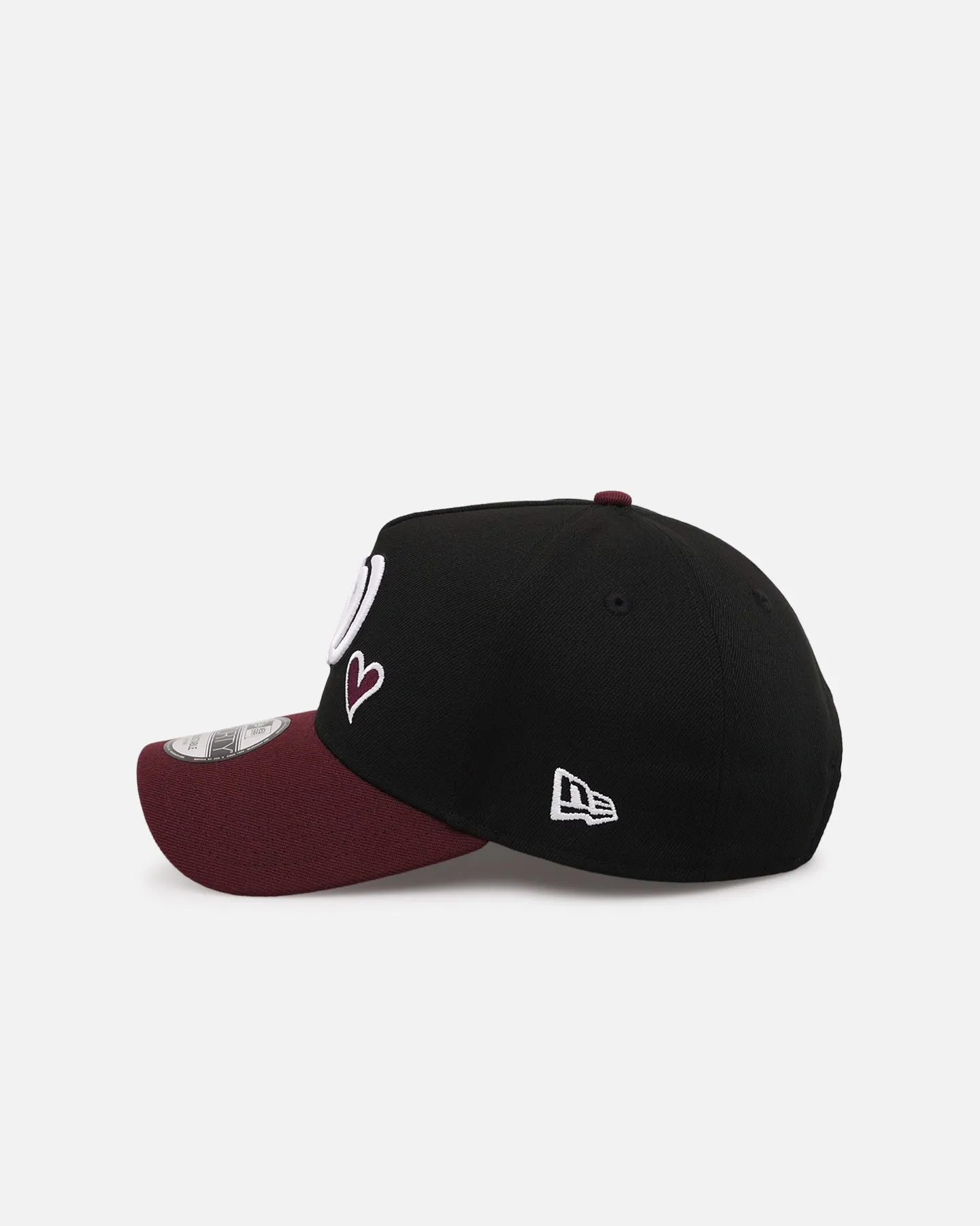 New Era Washington Nationals 'Burgundy Hearts' 9FORTY A-Frame Snapback Black/Maroon sold by Culture Kings product image thumbnail 4